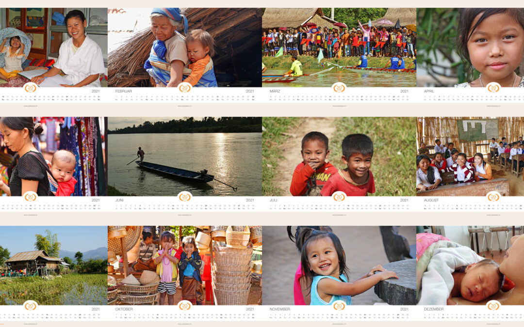 Fotokalender 2021 des Swiss Laos Hospital Project