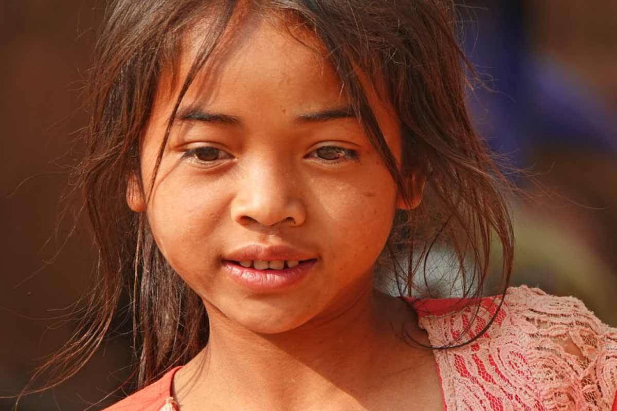 Mädchen in Laos