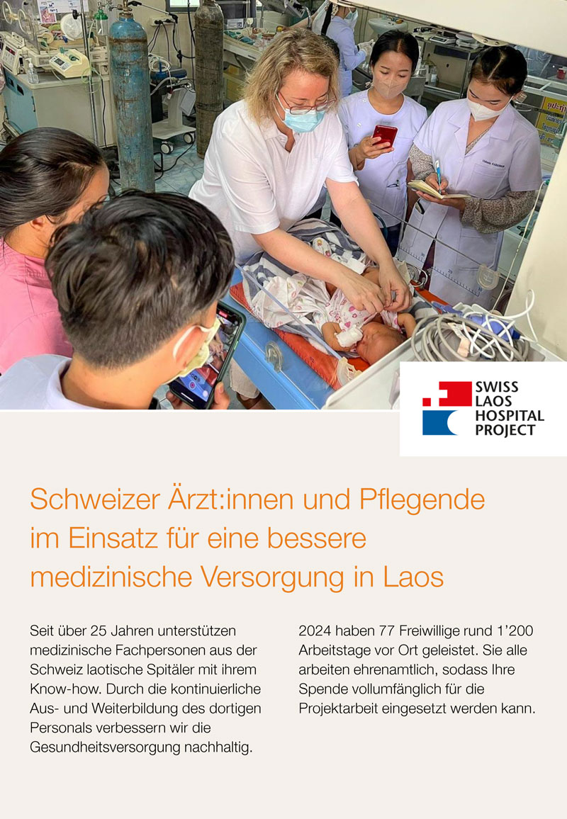 Frontseite des SLHP Factsheet